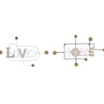 Cabide Mdf/Metal Sortido