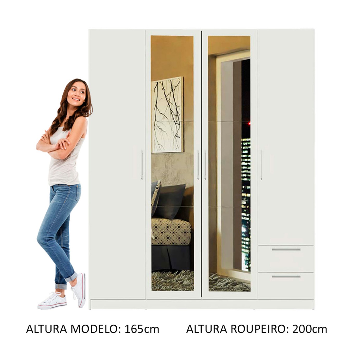 Roupeiro Nova (4 Portas)