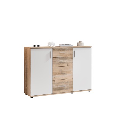 Arm�rio Aparador Bobby (2 Portas + 4 Gavetas)