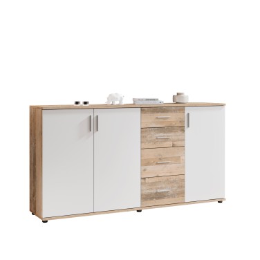 Arm�rio Aparador Bobby (3 Portas + 4 Gavetas)