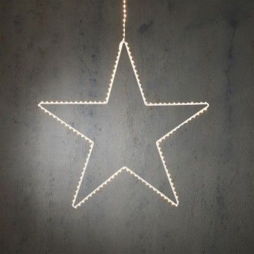 EDL ESTRELA GIGANTE CLASSIC BRANCO 180LED IP44 C/TEMPORIZADOR 128xD58CM