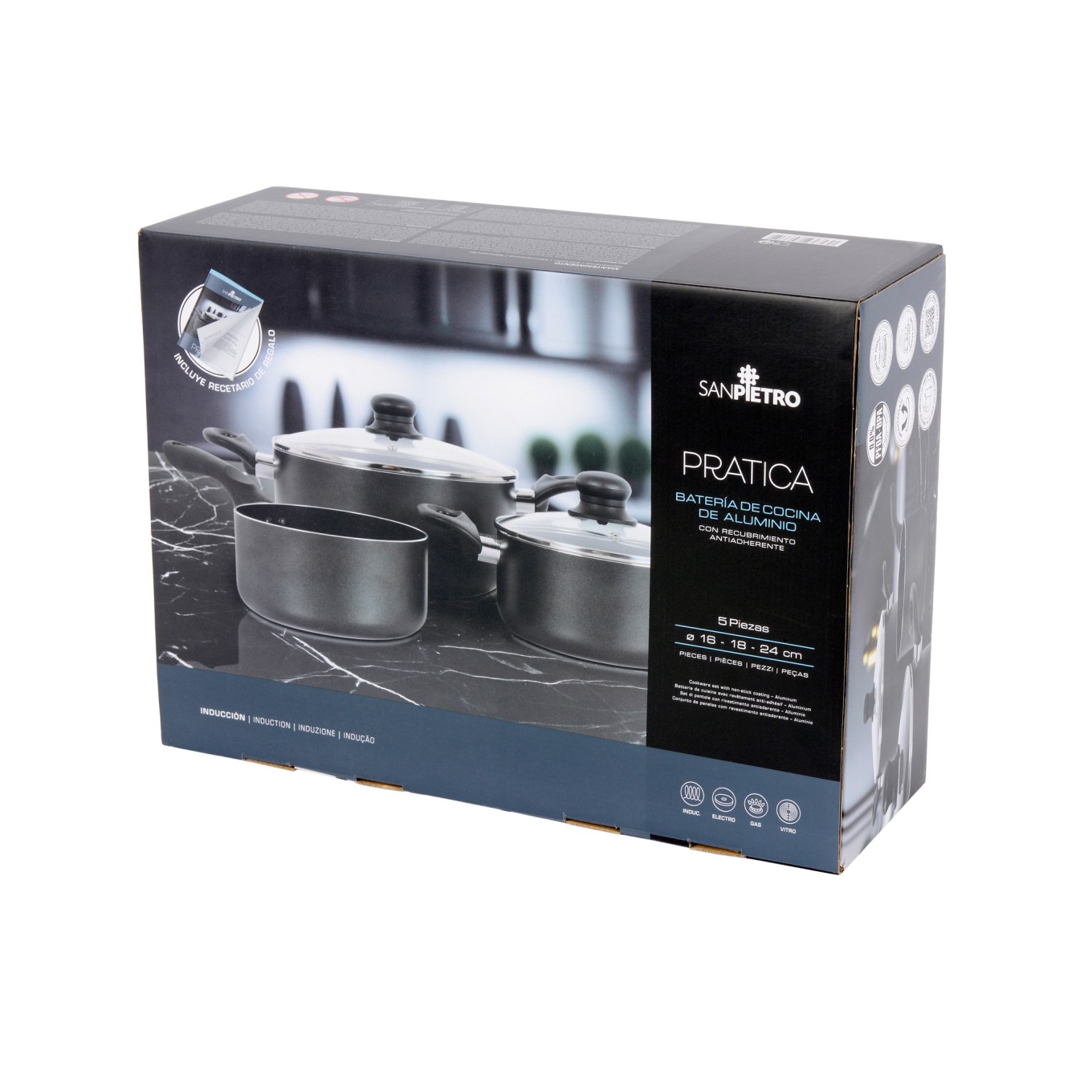 Trem de Cozinha 5 Pe�as Pratica