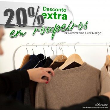 ✨-20% EM ROUPEIROS: POUPE AGORA, ARRUME DEPOIS! 👗