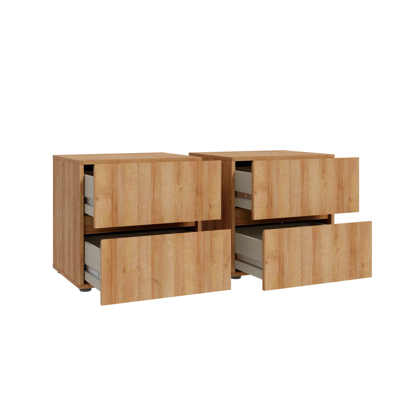 Set 2 Mesas de Cabeceira Lodz