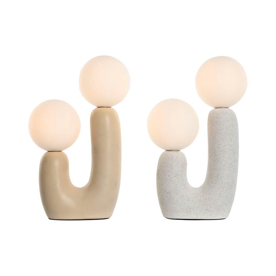 Candeeiro de Mesa Bolas em Cerâmica Cores Sortidas
