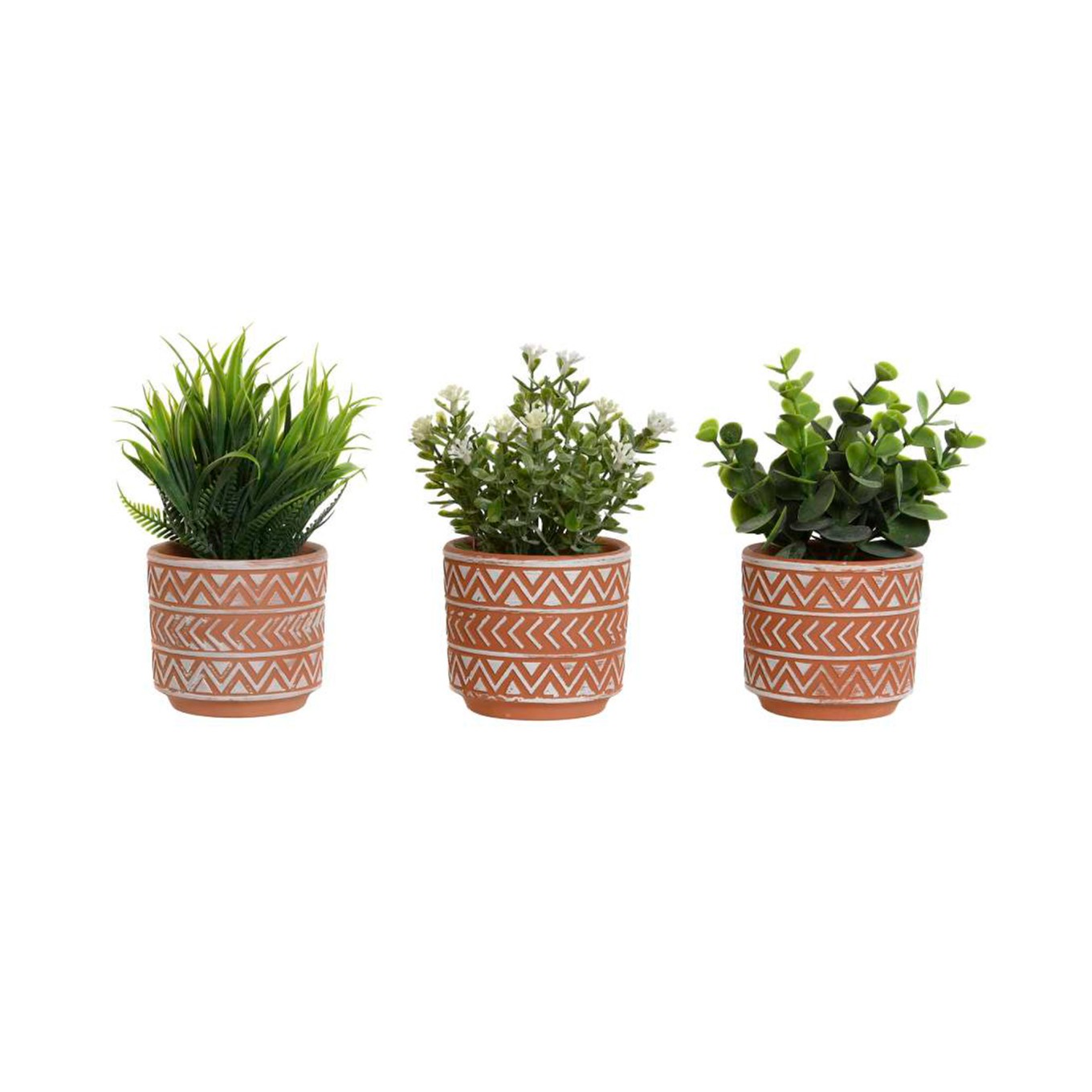 Planta em Vaso de Cimento 12x12x17 Sortida
