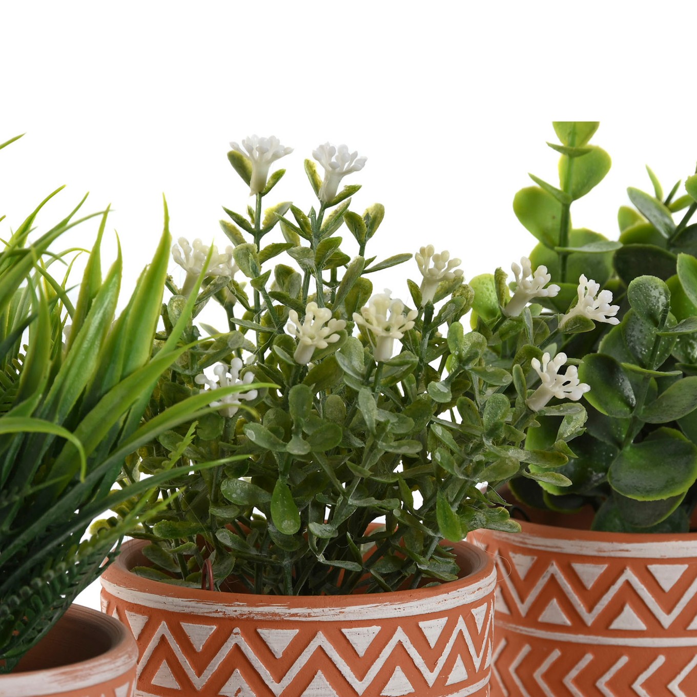 Planta em Vaso de Cimento 12x12x17 Sortida