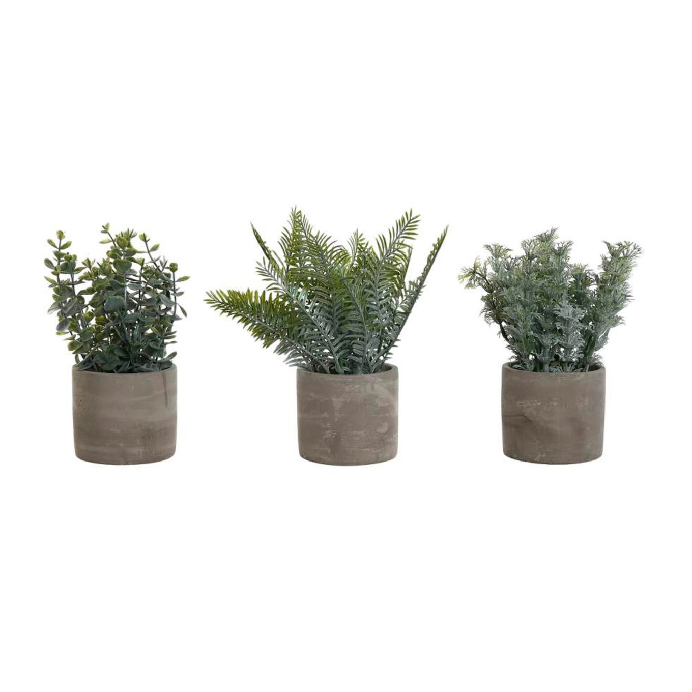 Planta em Vaso de Cimento 13x13x24 Sortida
