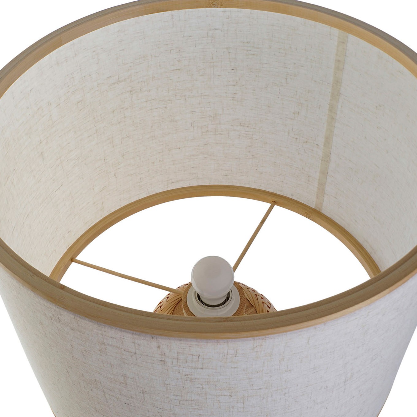 Candeeiro de Mesa Natural 40x40x71