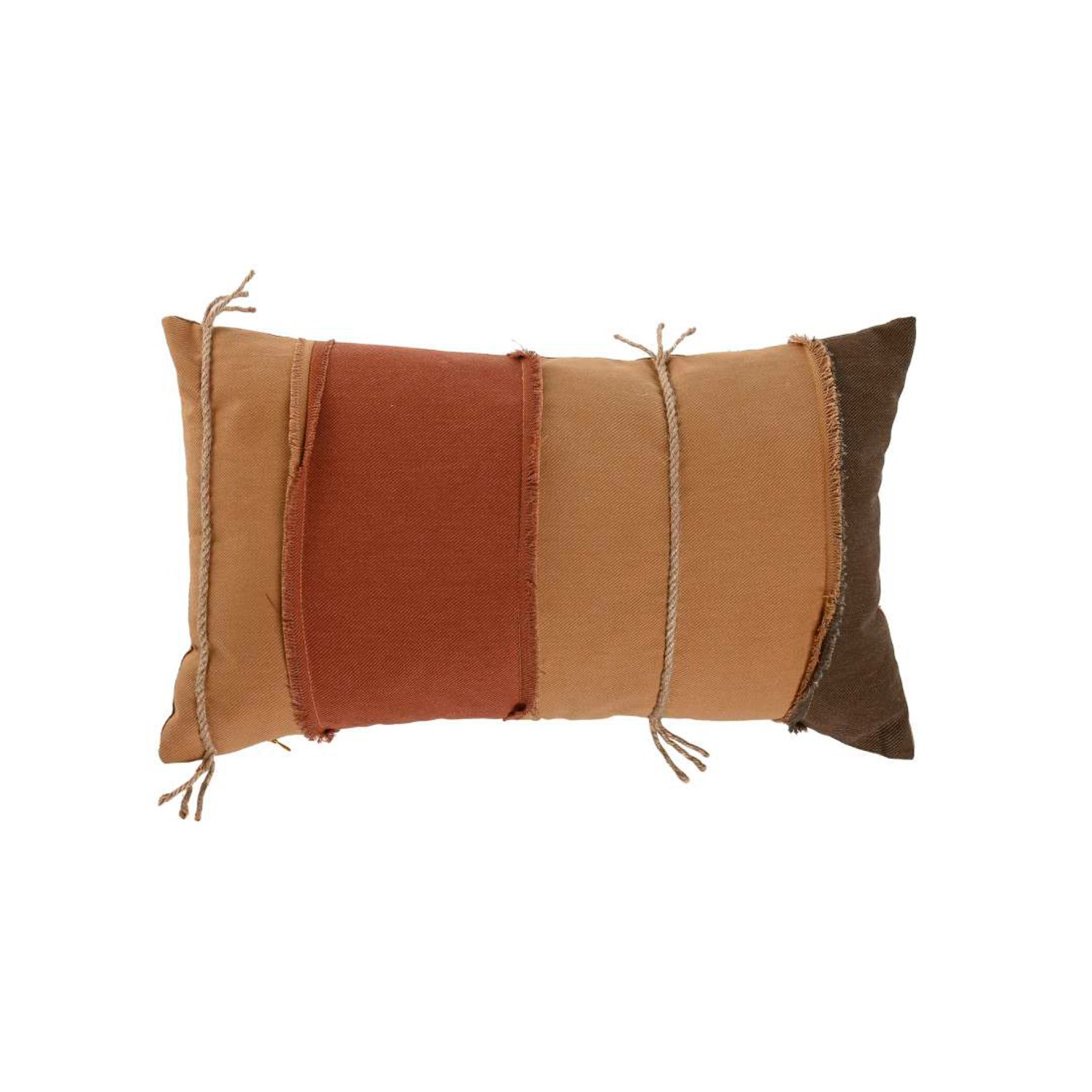 Almofada Patchwork Castanho 50x30
