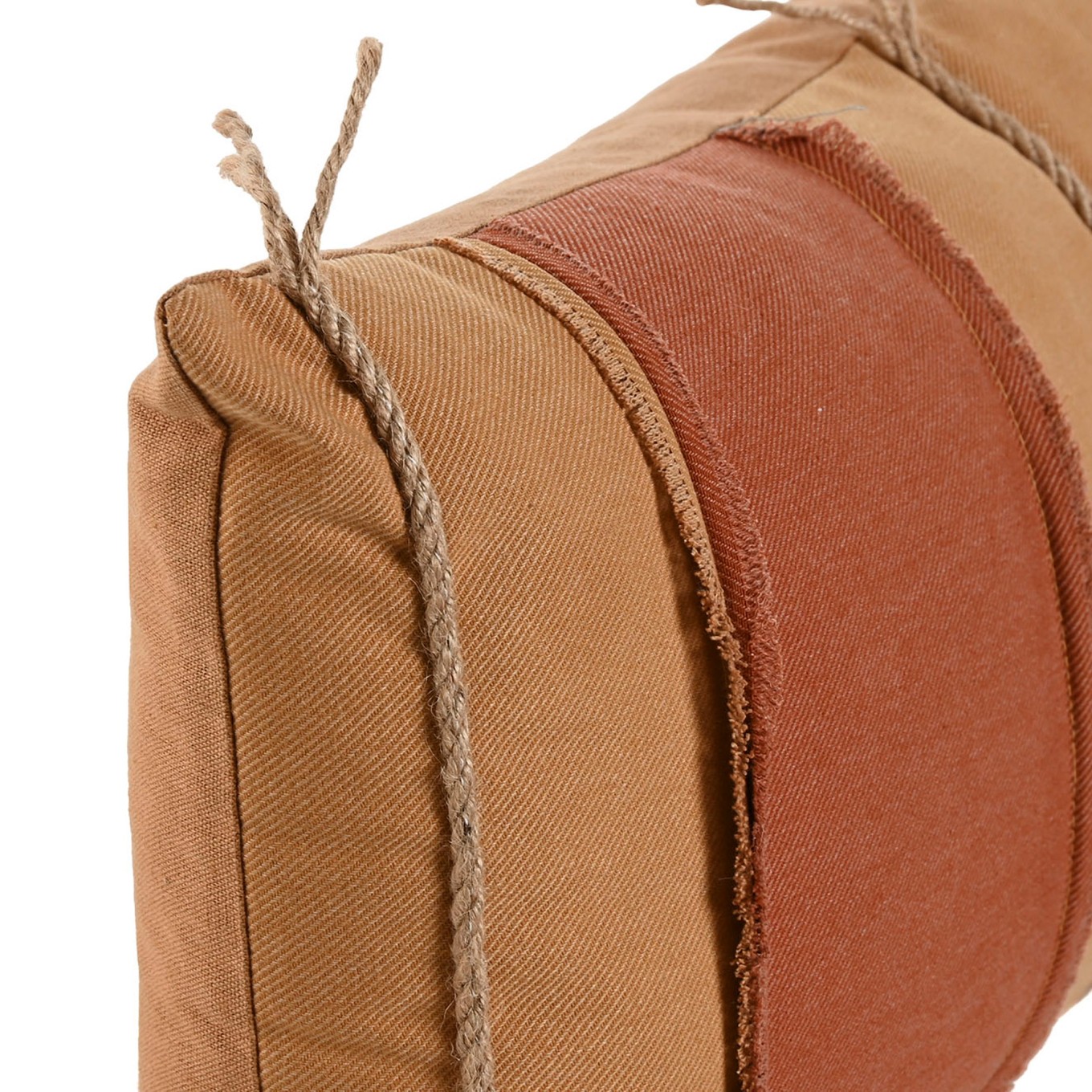 Almofada Patchwork Castanho 50x30