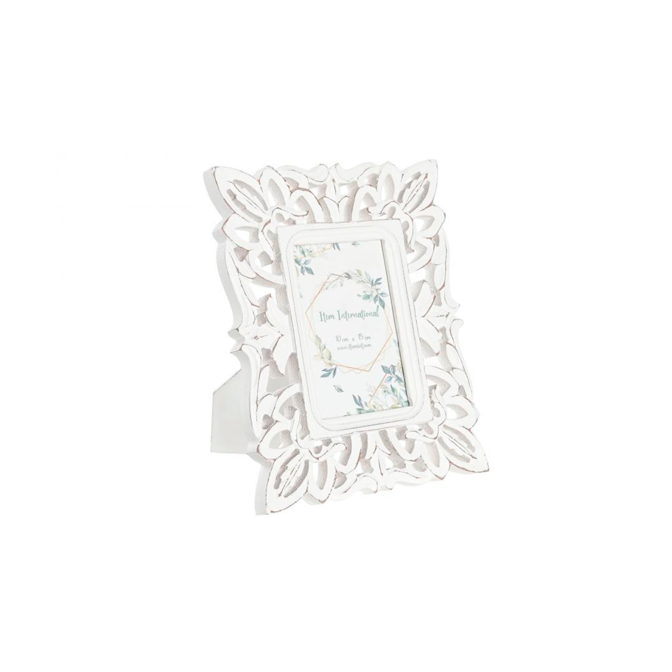 Moldura Mdf/Vidro Branco