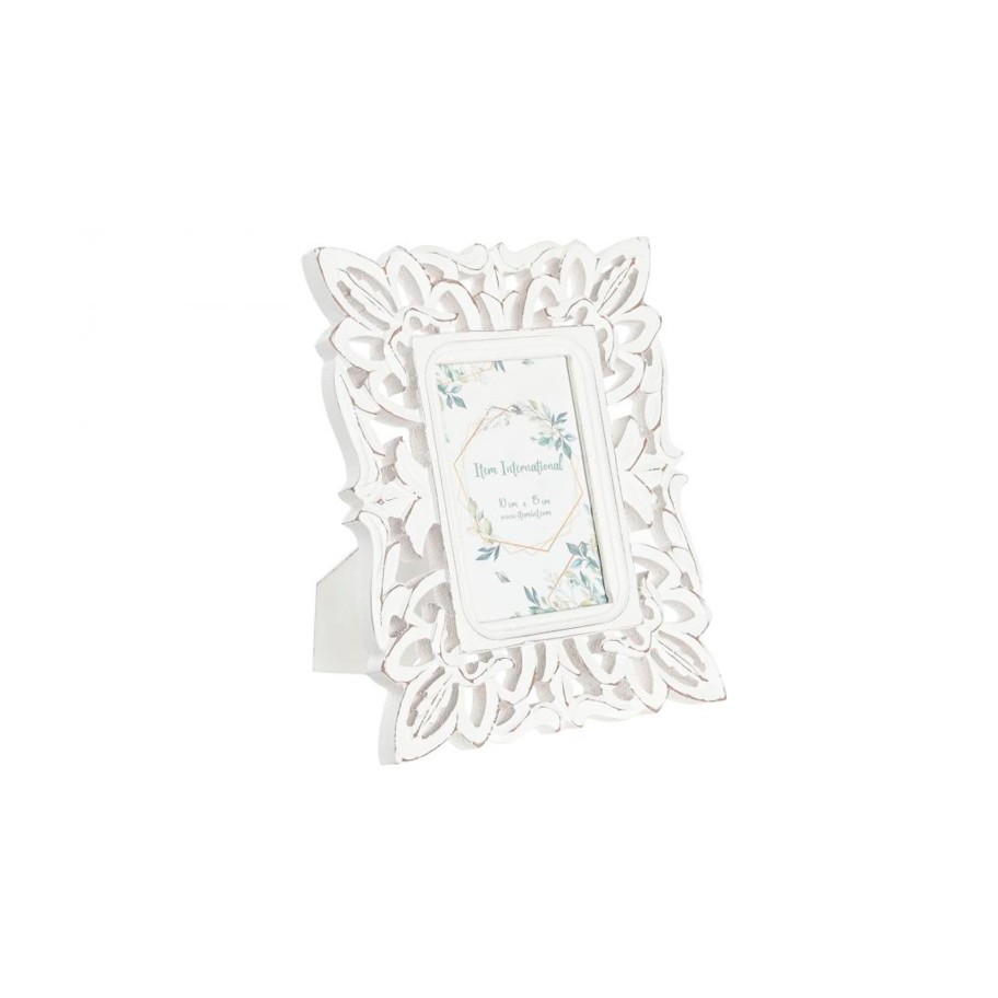 Moldura Mdf/Vidro Branco