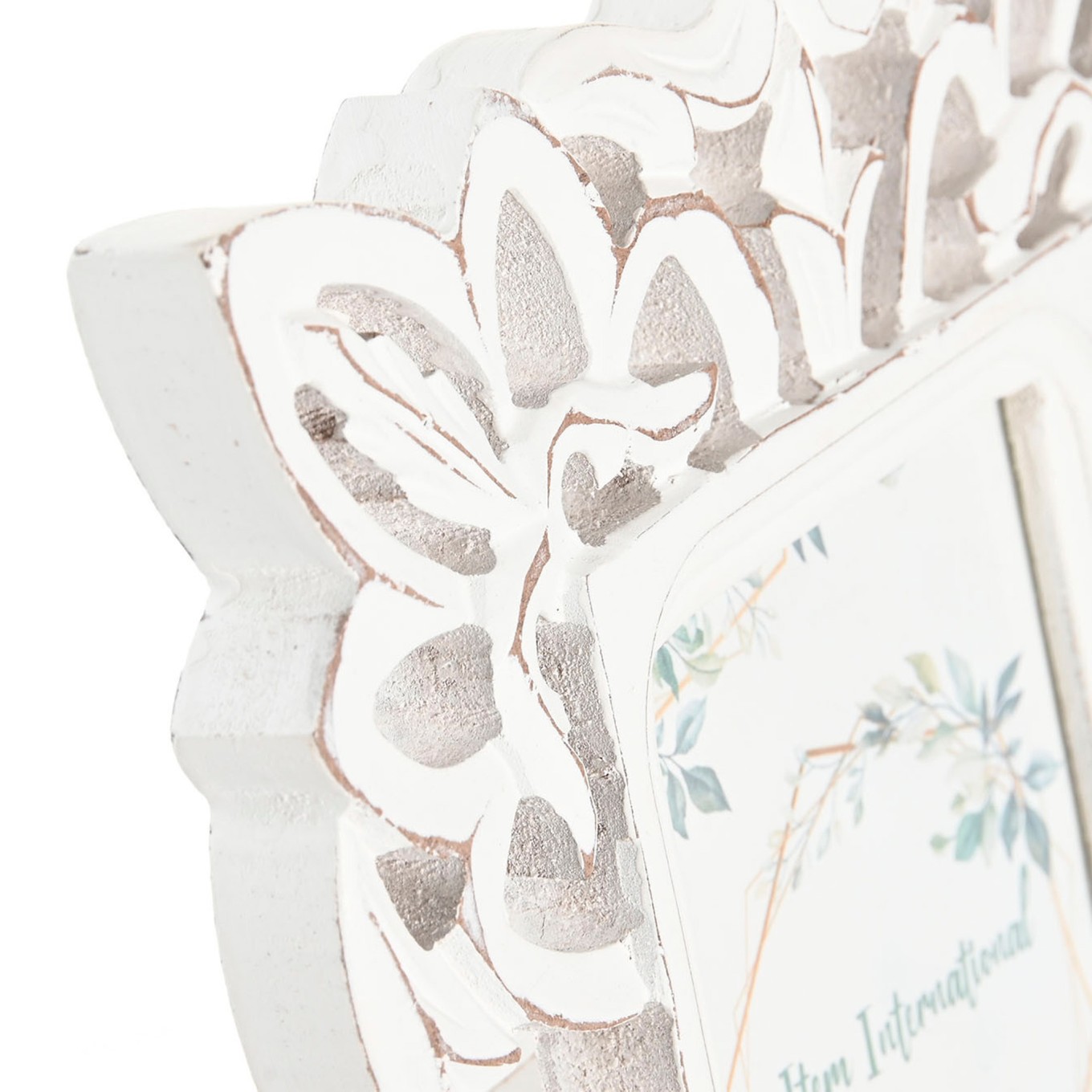 Moldura Mdf/Vidro Branco