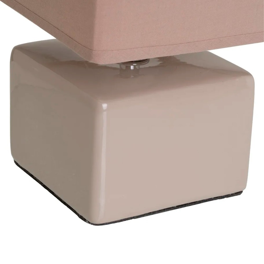 Candeeiro de Mesa em Cer�mica 13x13x26cm Cores Sortidas