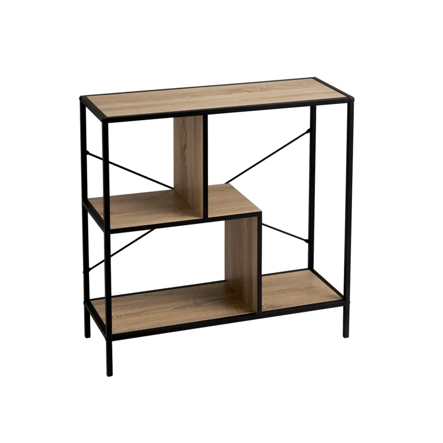 Estante Mdf/Metal 3 Prateleiras