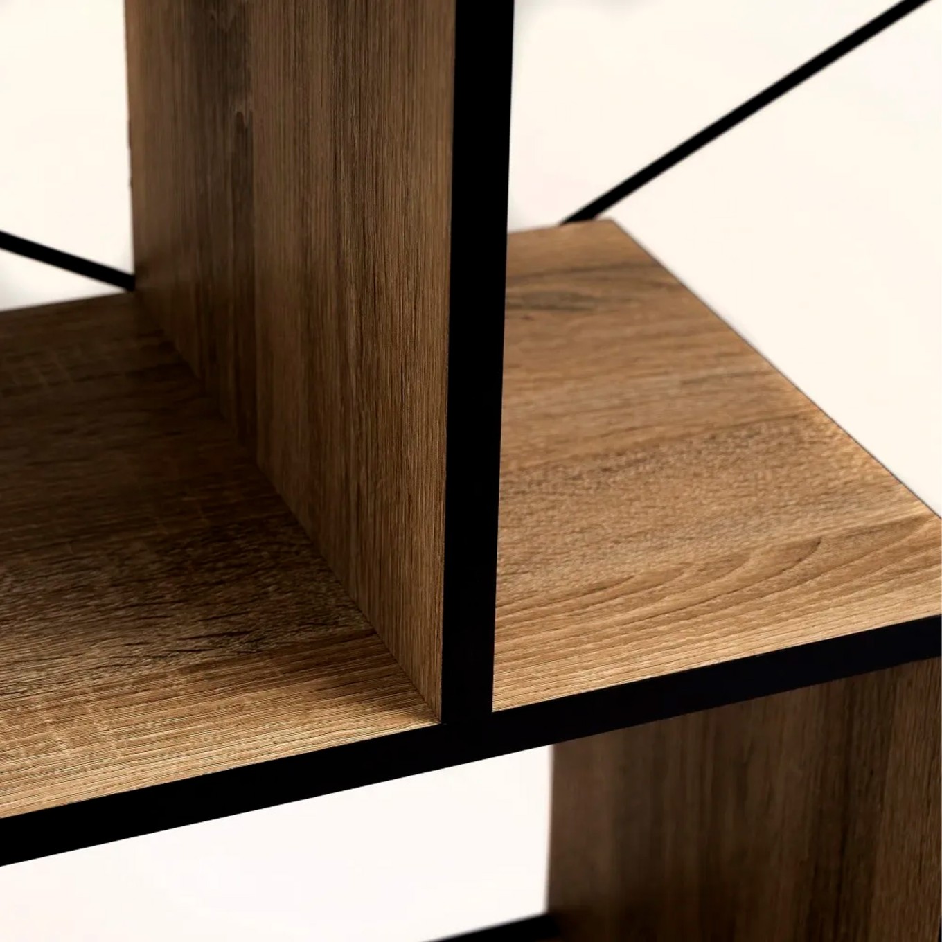 Estante Mdf/Metal 3 Prateleiras