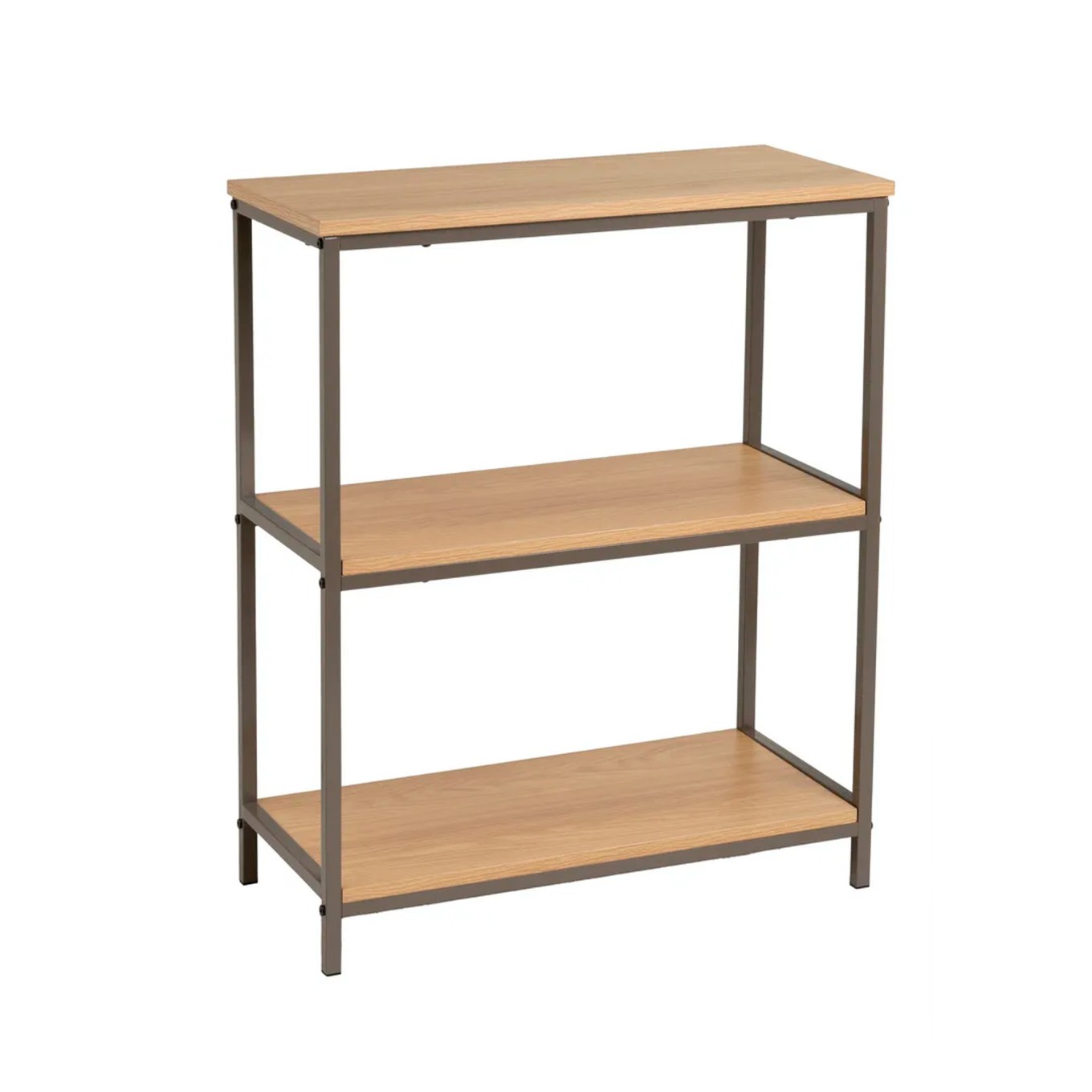 Estante Mdf/Metal 3 Prateleiras
