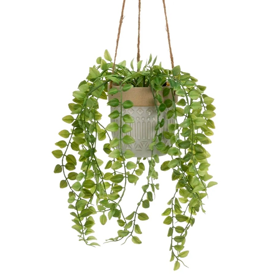 Planta Artificial Pendente 13x13x34cm