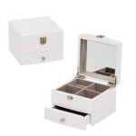 Estojo de Joias Mdf Branco 15x14x11cm