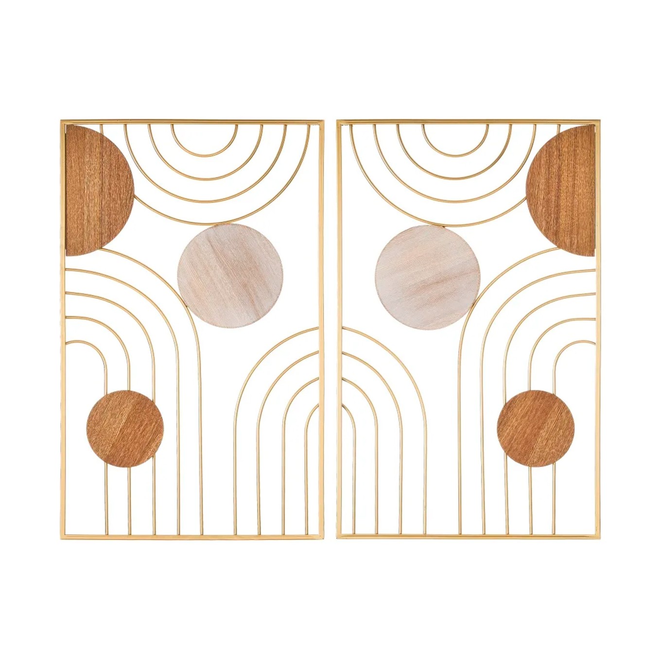 Decora��o Mural Metal/Mdf 50x80cm Sortido