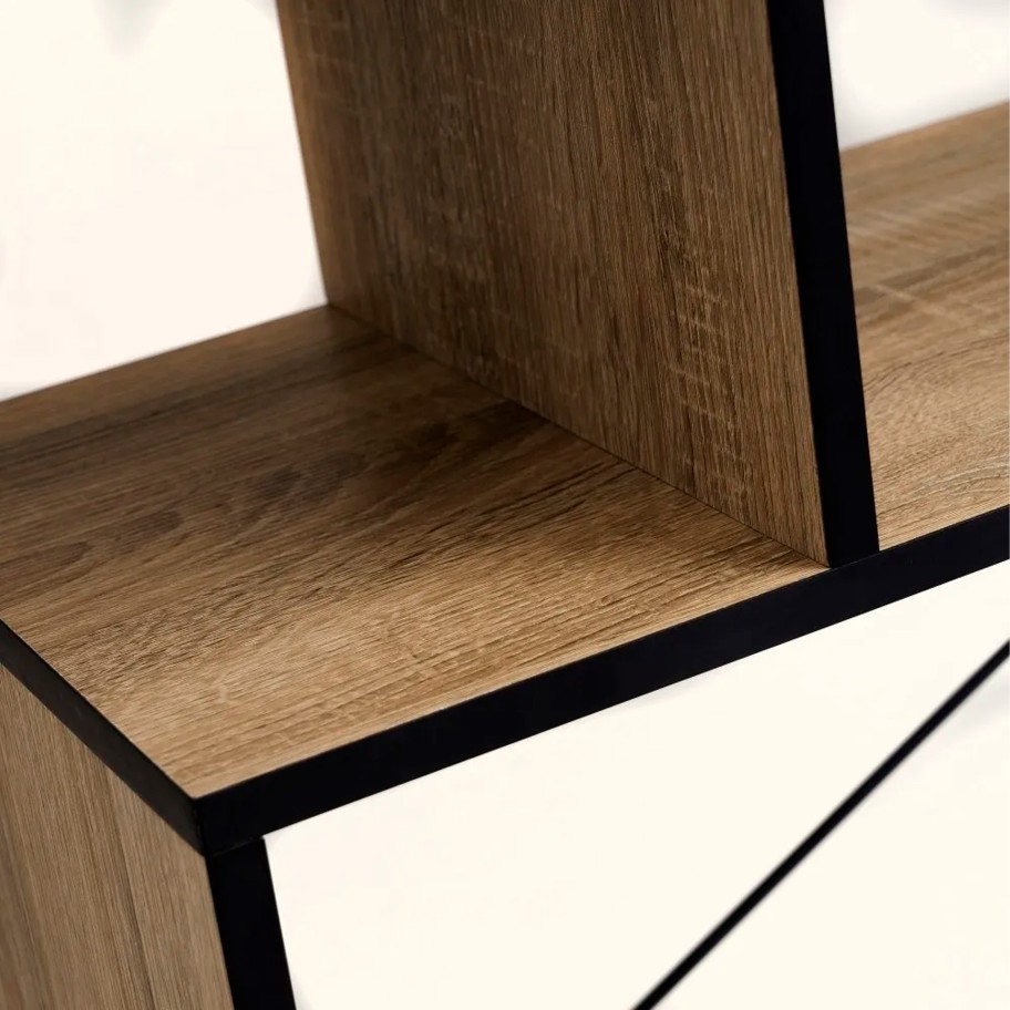 Estante Mdf/Metal 5 Prateleiras