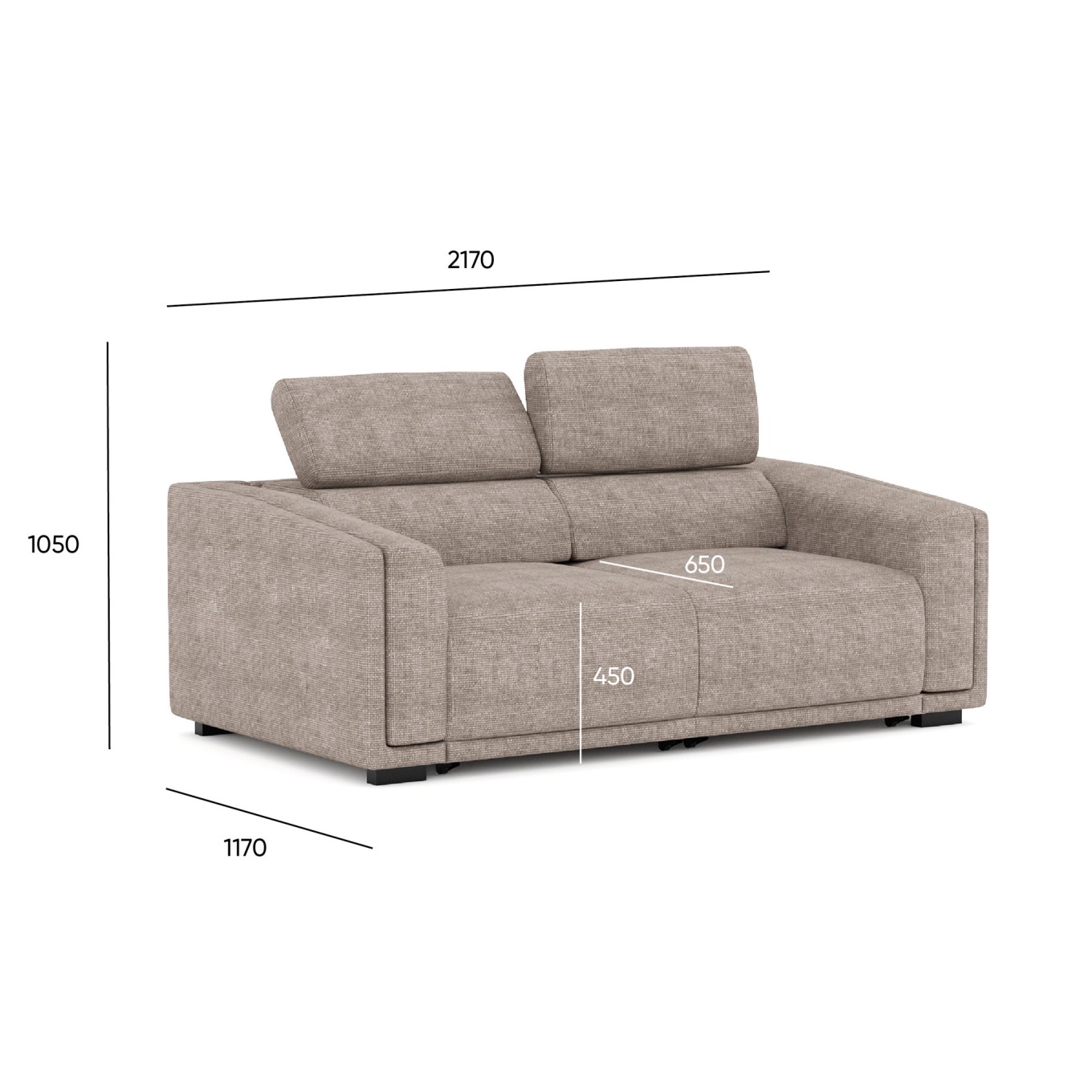 Sof� 3 Lugares Rocco Relax