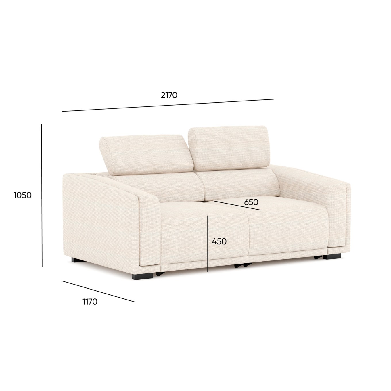 Sof� 3 Lugares Rocco Relax