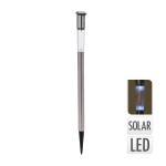 Baliza Solar LED Inox de Exterior 70cm