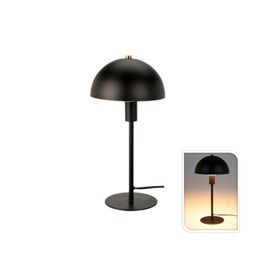 Candeeiro de Mesa em Metal Cogumelo 2 Cores Sortidas
