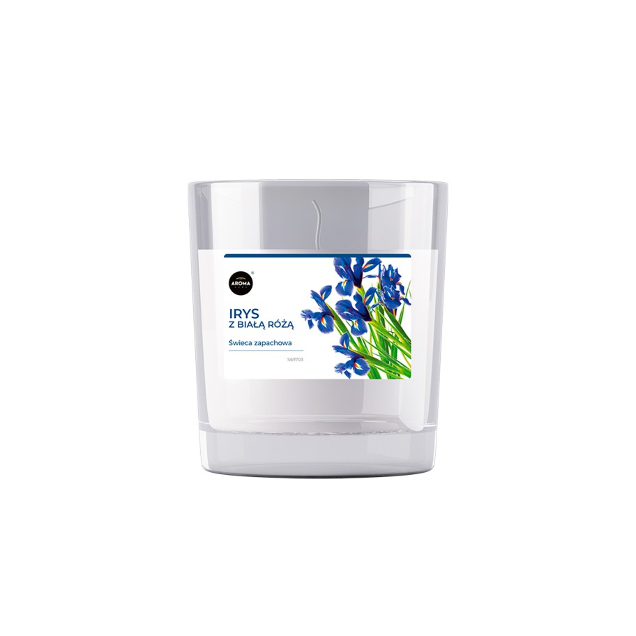 Vela Aroma Home 130g Iris and White Rose