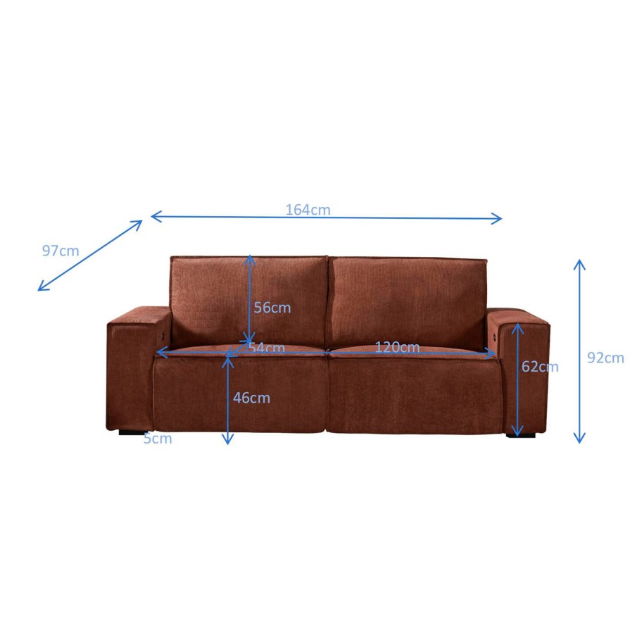 Set Sof�s 3+2 Lugares Fortine