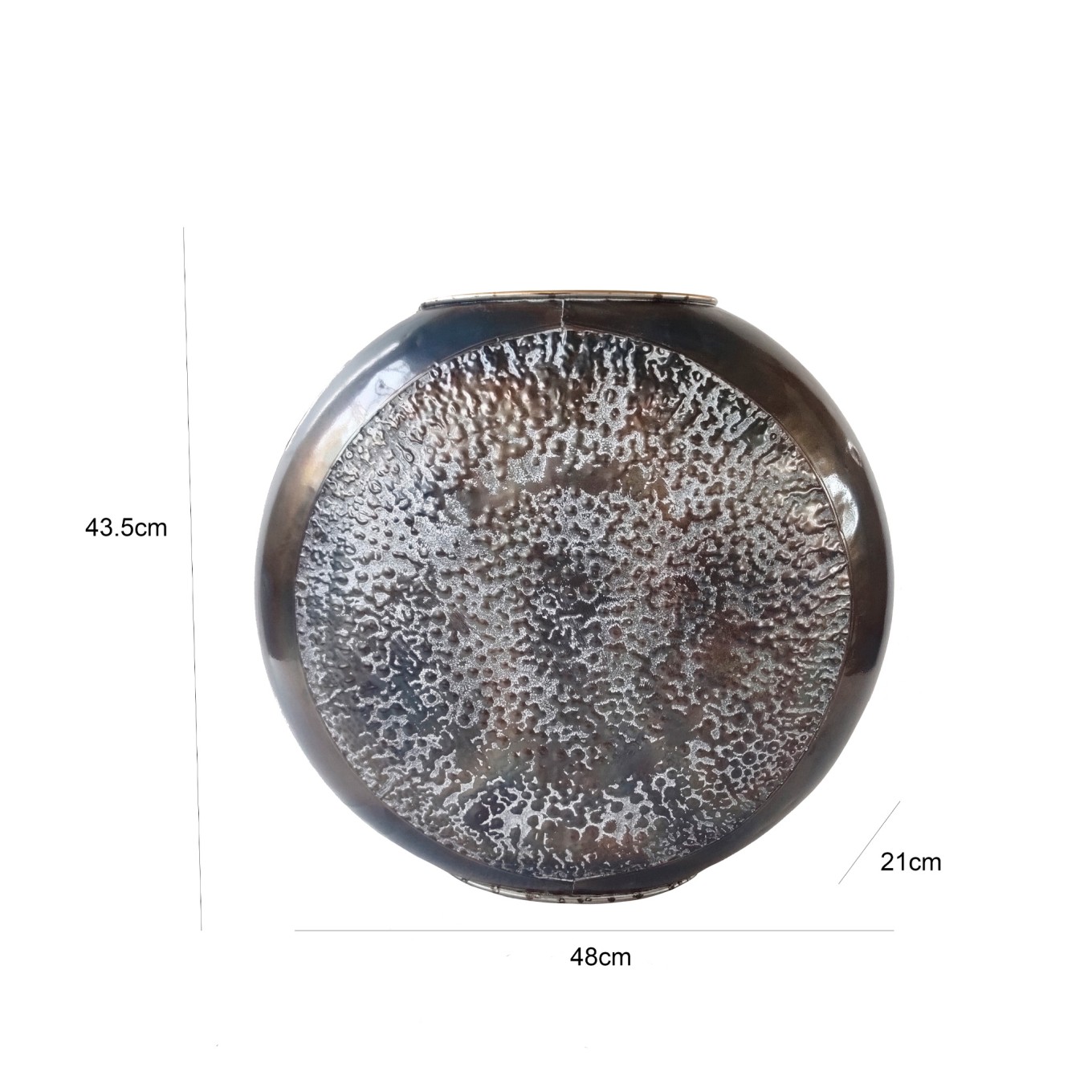 Vaso Metal Paloma Antique