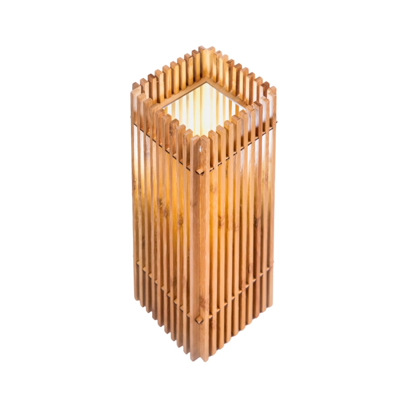 Candeeiro de Mesa Garr�o em Bambu