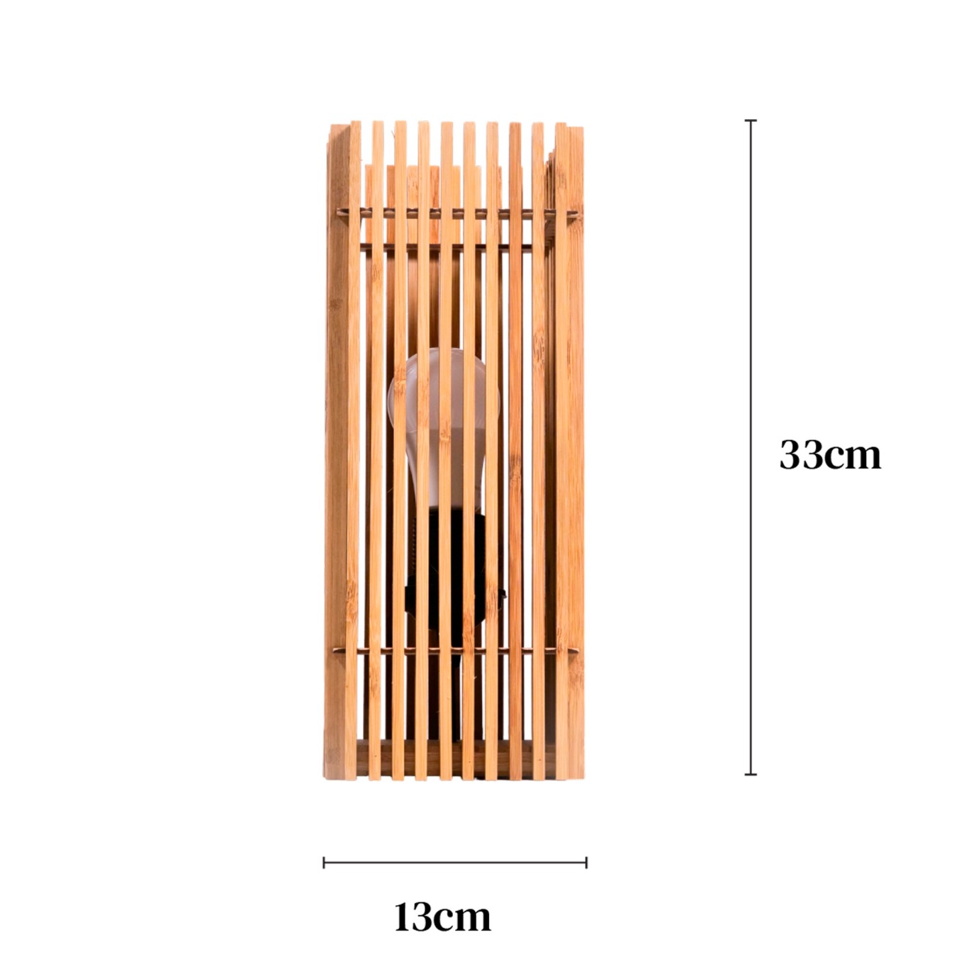 Candeeiro de Mesa Garr�o em Bambu
