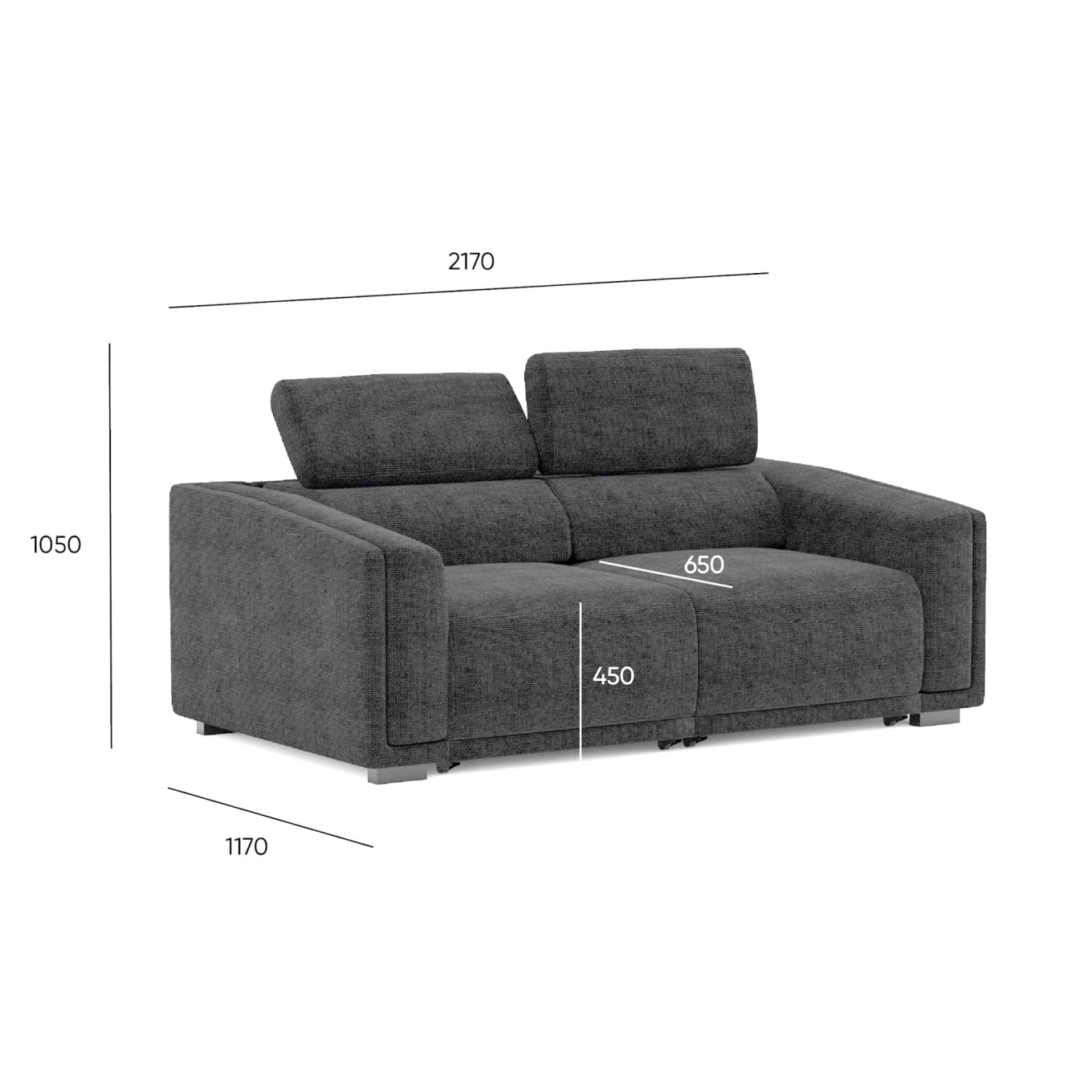 Sof� 3 Lugares Rocco Relax