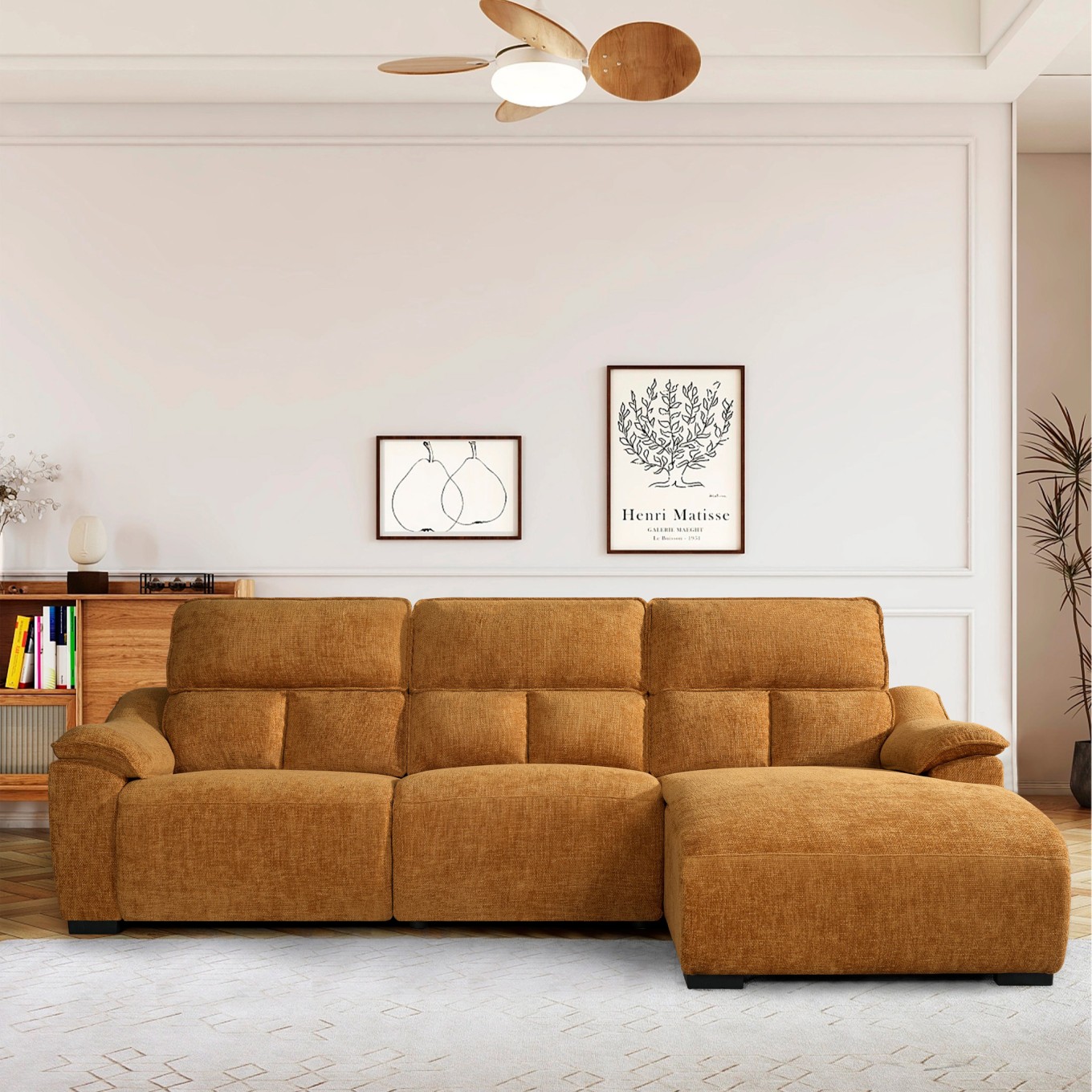 Sof� Chaise Longue Minnesota com Relax Direita