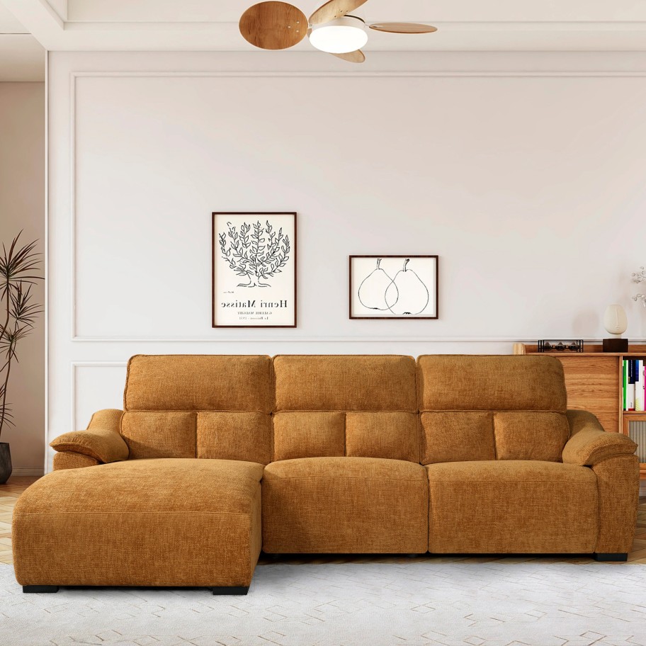 Sof� Chaise Longue Minnesota com Relax Esquerda