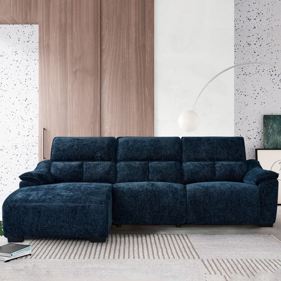 Sofá Chaise Longue Minnesota com Relax Esquerda