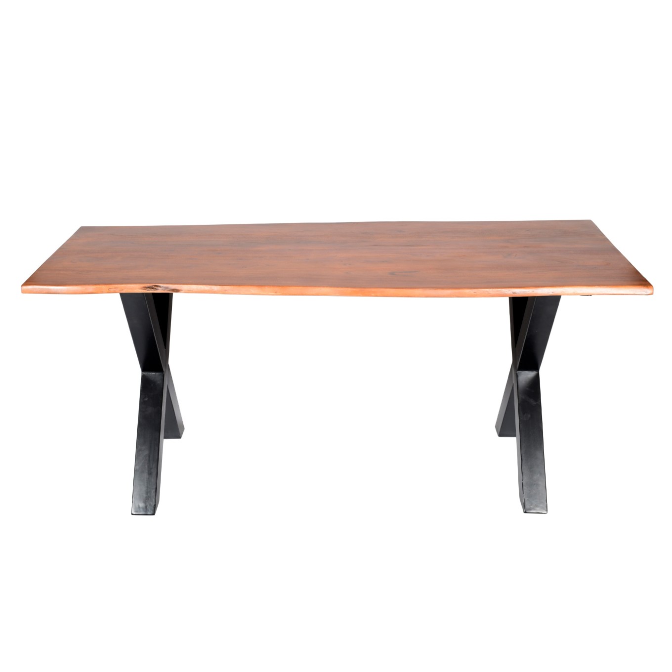 Mesa Paris em Madeira de Ac�cia com Patas X