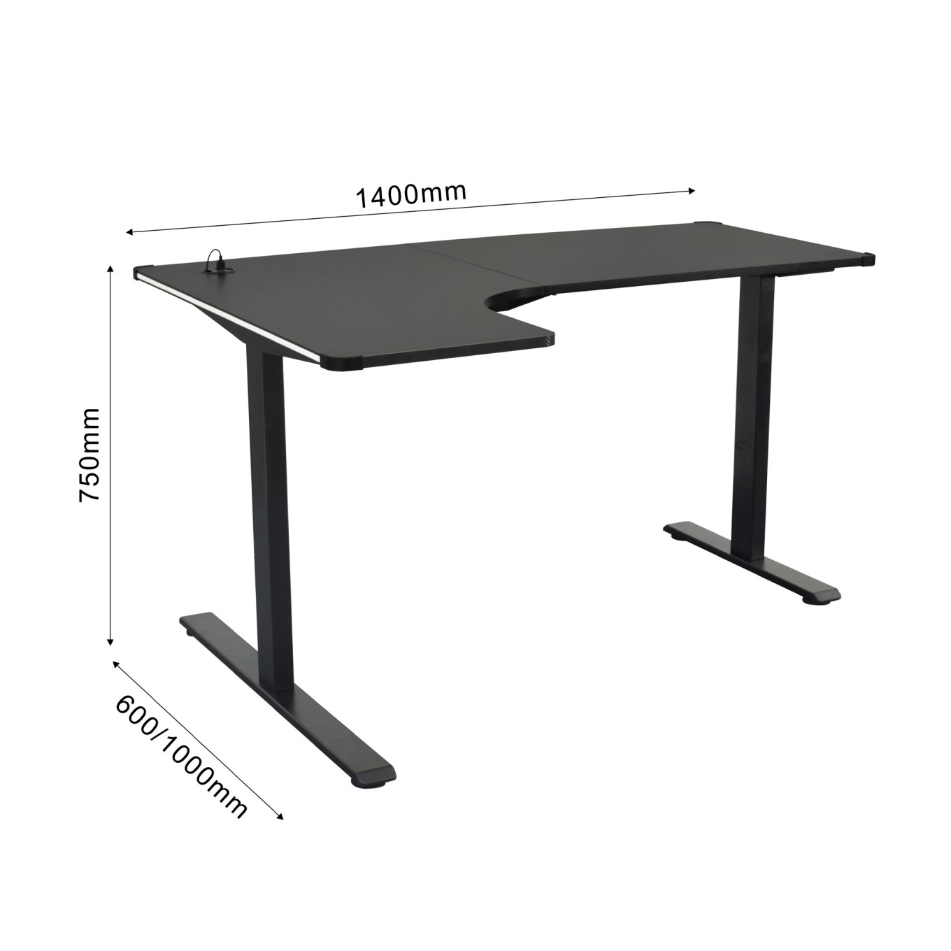 Secret�ria Gaming L-Shaped