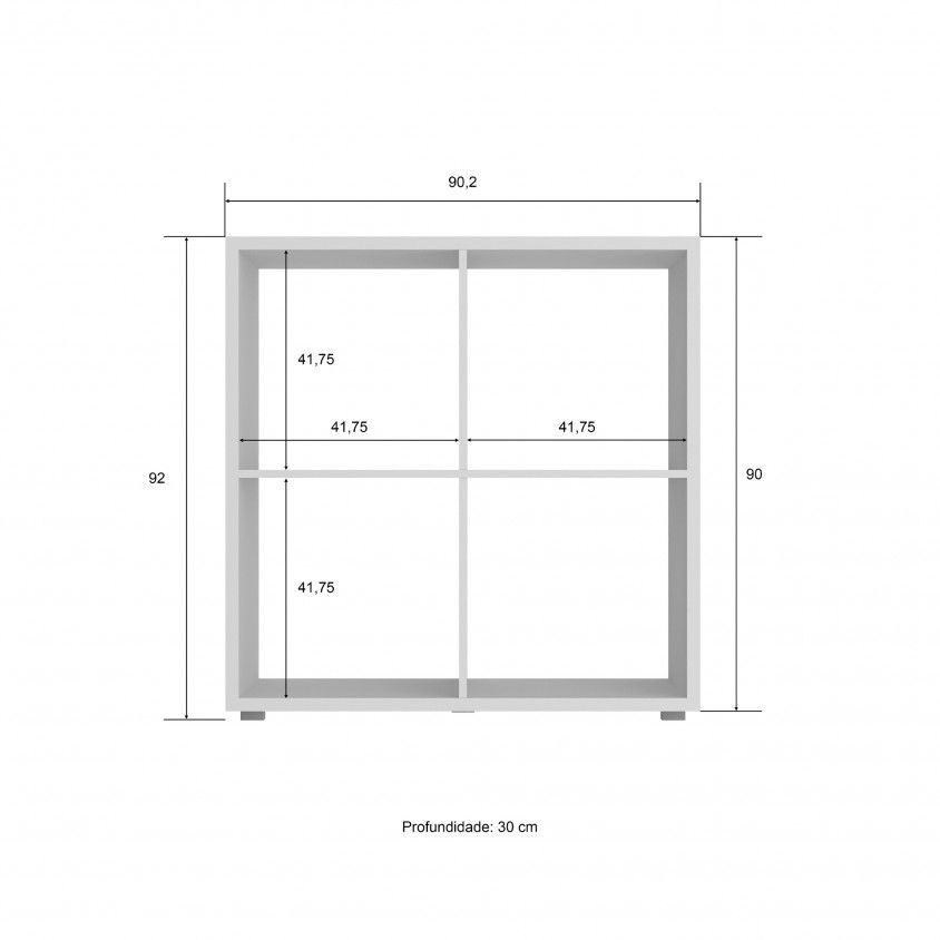 Estante Kubos Plus 4