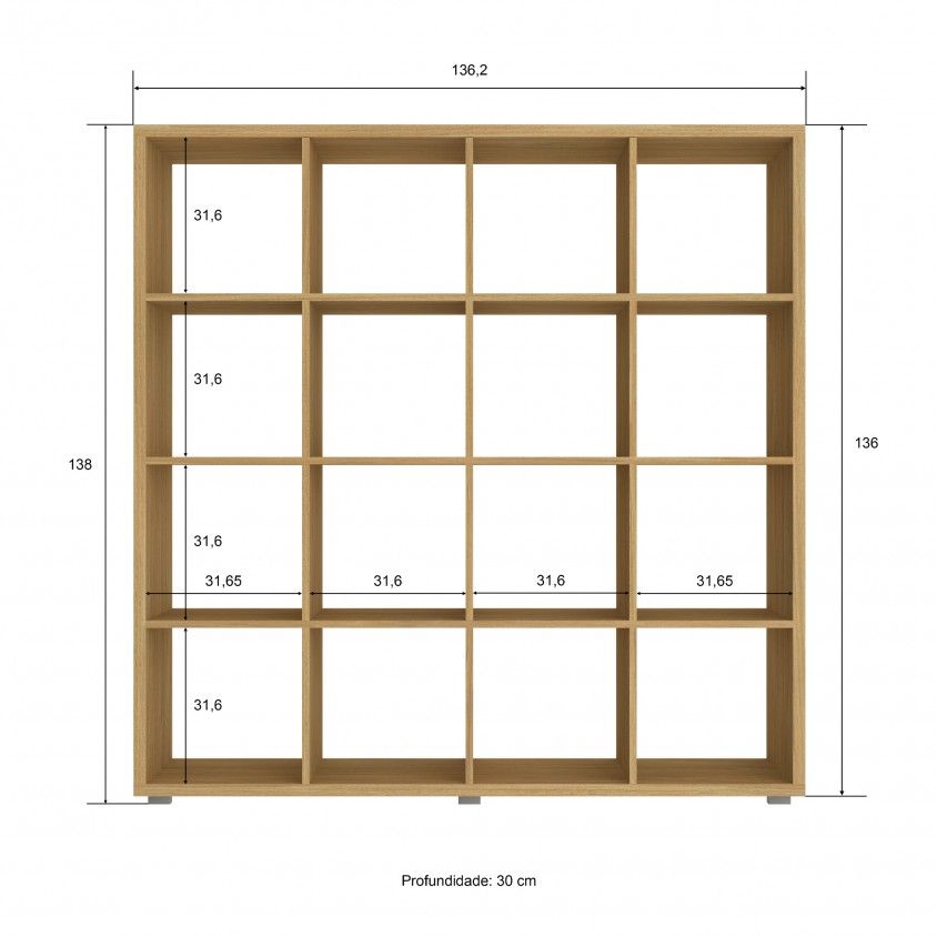 Estante Kubos Plus 16