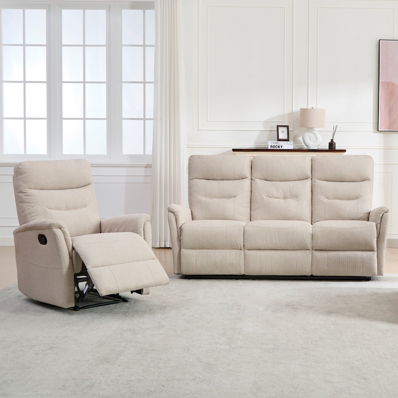 Set Sof�s Relax 3+1 Lugares Bufallo