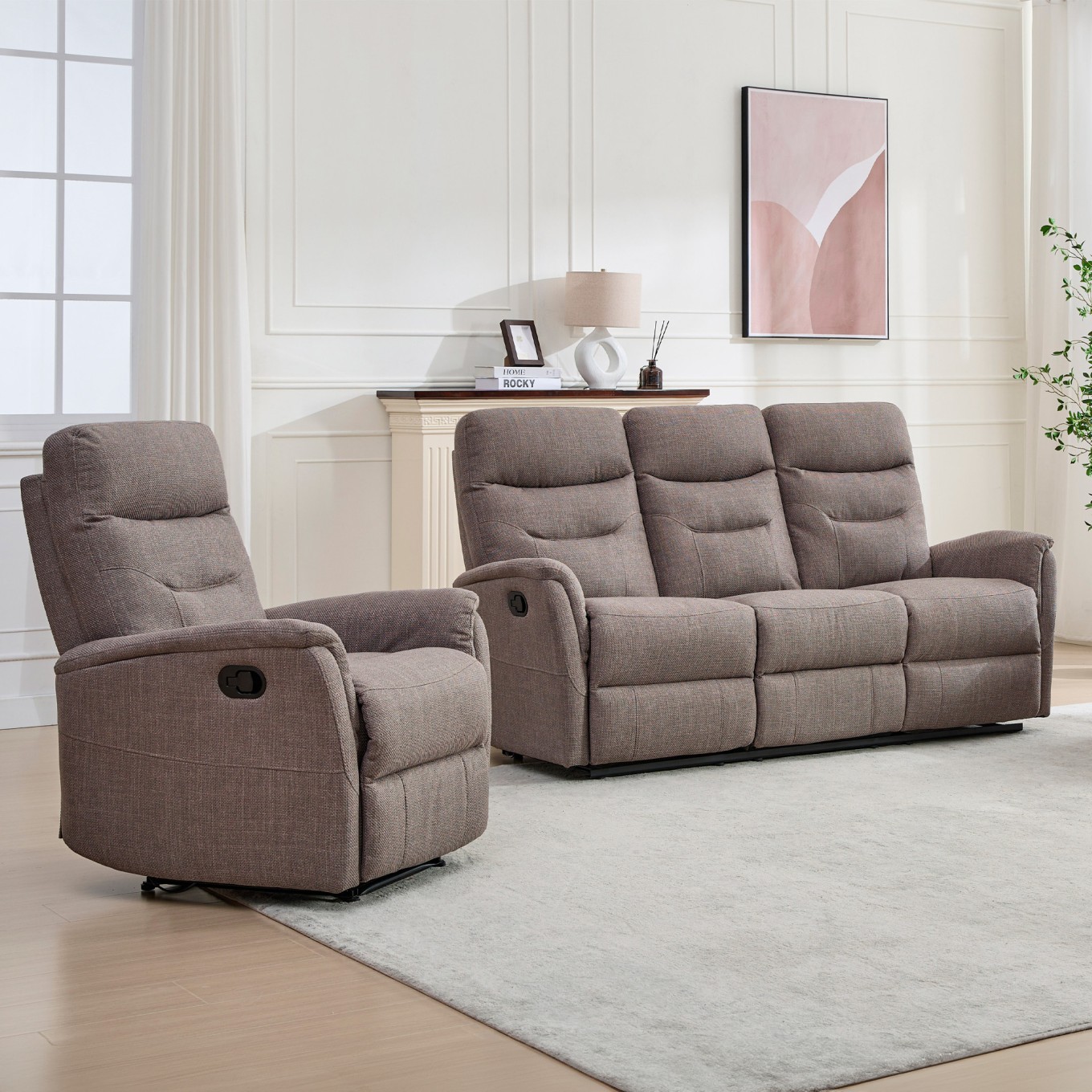 Set Sof�s Relax 3+1 Lugares Bufallo