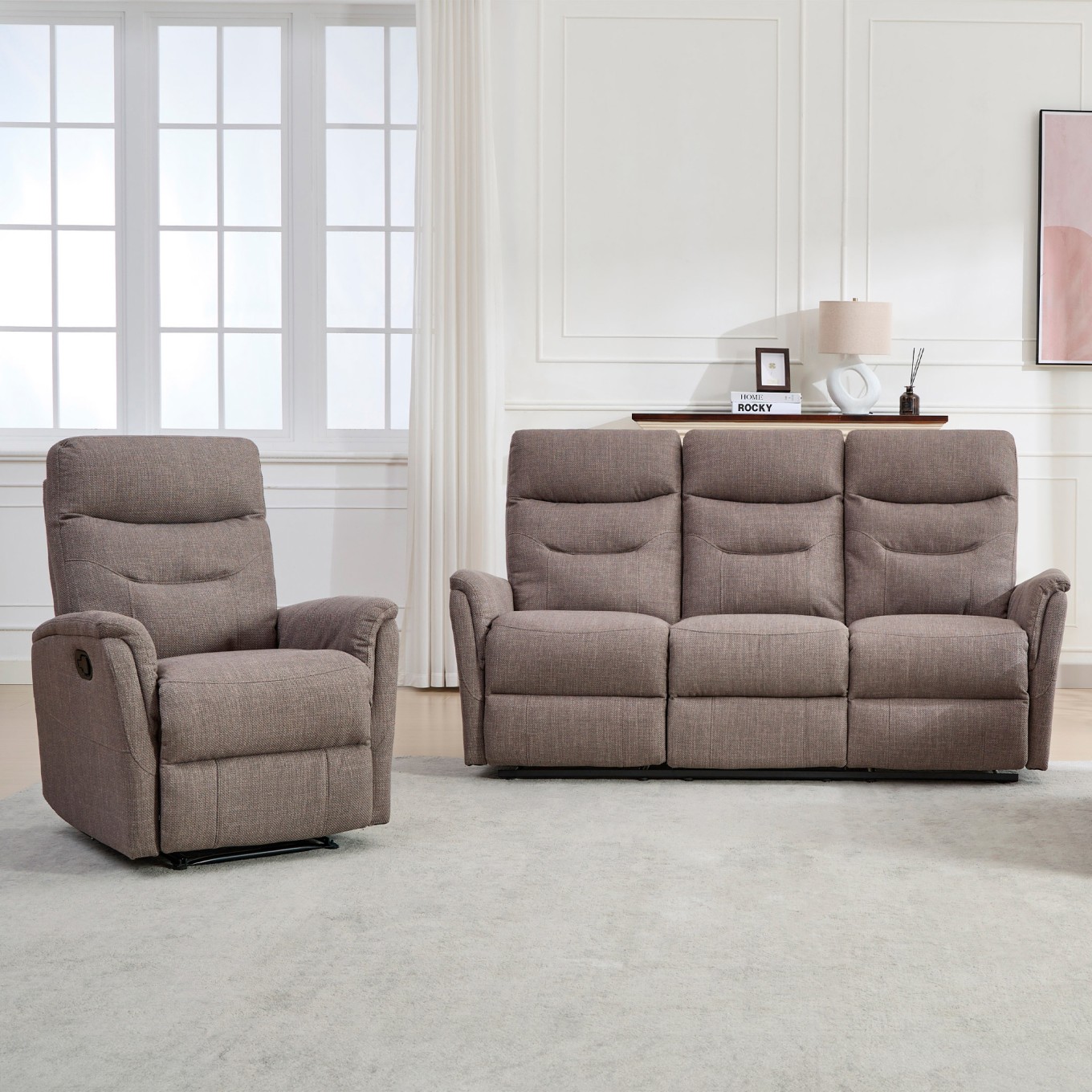 Set Sof�s Relax 3+1 Lugares Bufallo