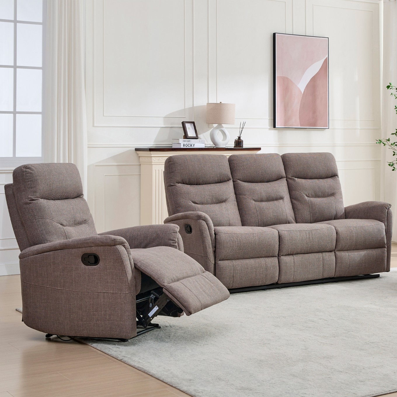 Set Sof�s Relax 3+1 Lugares Bufallo