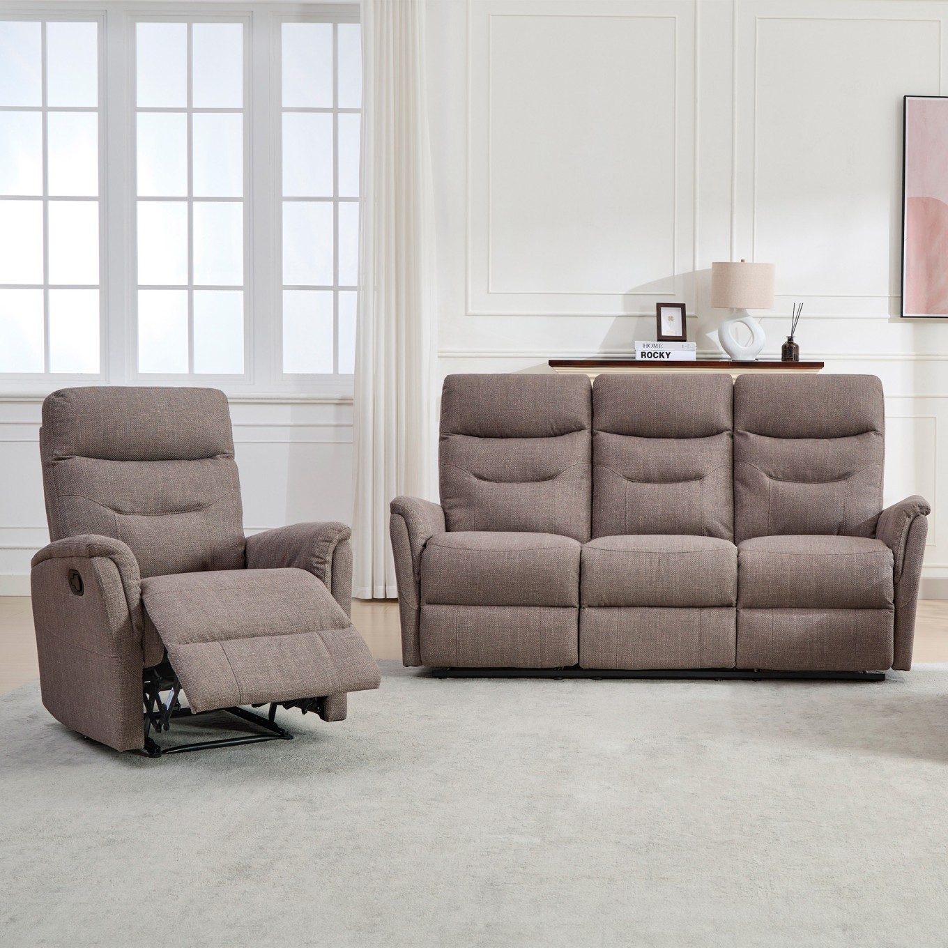 Set Sof�s Relax 3+1 Lugares Bufallo