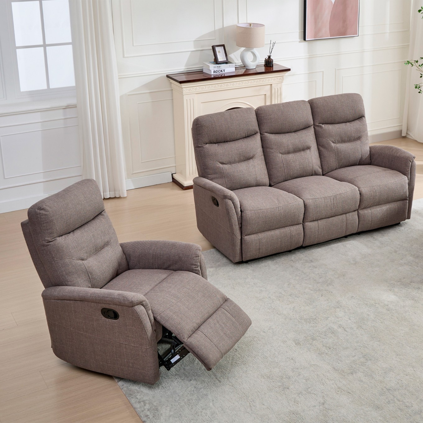 Set Sof�s Relax 3+1 Lugares Bufallo