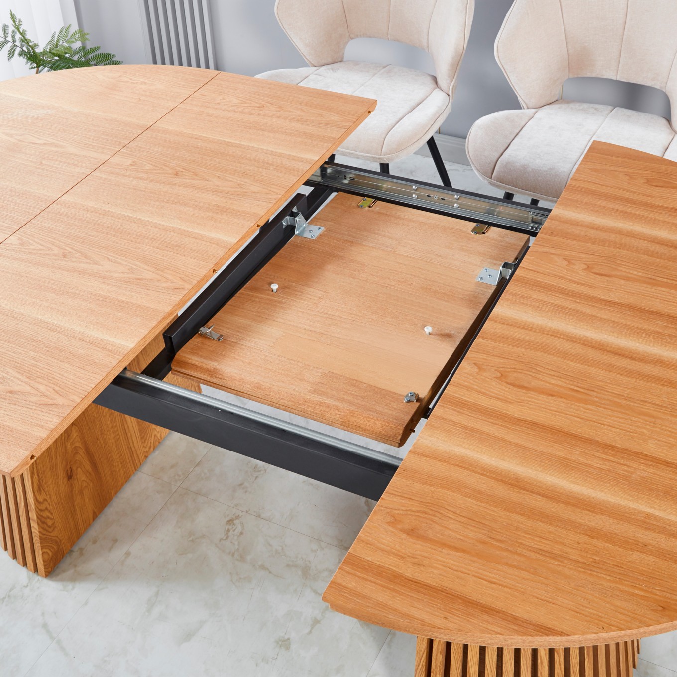Mesa Oval Extens�vel Mura